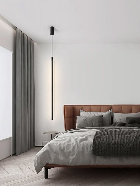 Lampă de tavan LED APP1413-C BLACK 100cm
