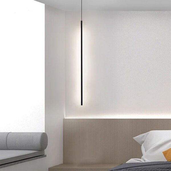Lampă de tavan LED APP1413-C BLACK 100cm