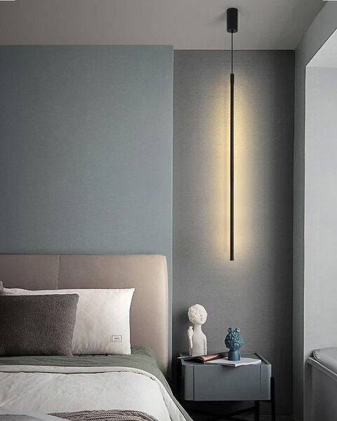 Lampă de tavan LED APP1413-C BLACK 100cm