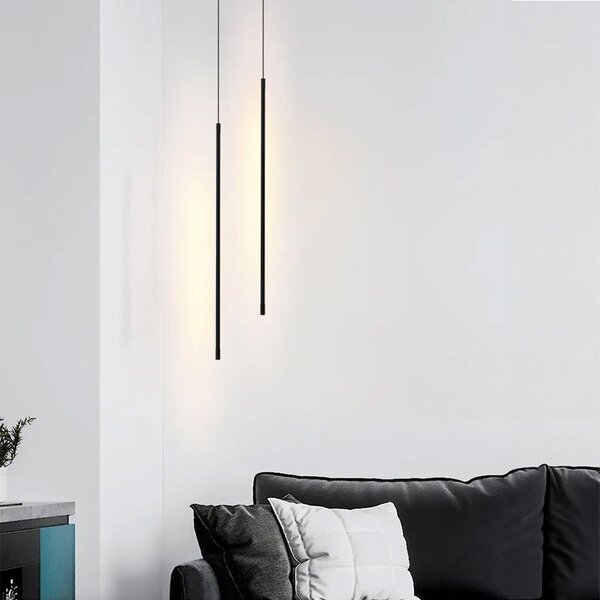 Lampă de tavan LED APP1413-C BLACK 100cm