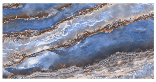 Gresie portelanata rectificata Onix Sky Blue, 60 x 120, mata