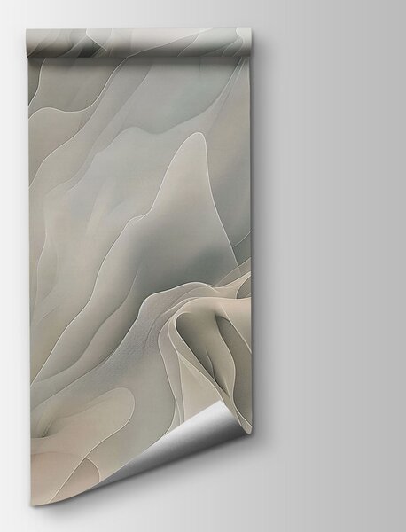Fototapet Valuri eterice în nuanțe delicate, Fototapet abstracte, Fototapet populare, w04450 - Tapeko.ro