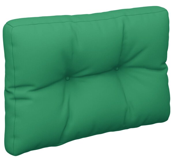 Pernă de paleți, verde, 50x40x12 cm, material textil