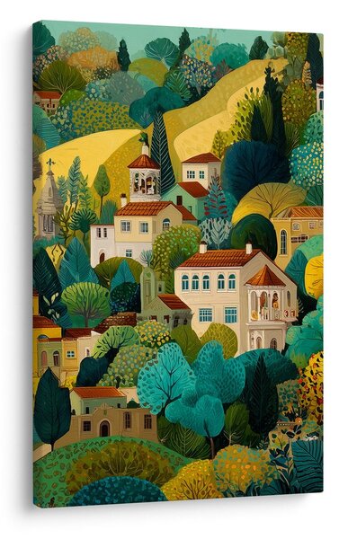 Tablou farmecul peisajului colorat
