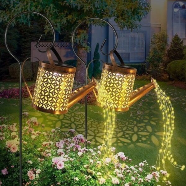 Set 2 x Lampa solara - Stropitoare cu lumini pentru gradina