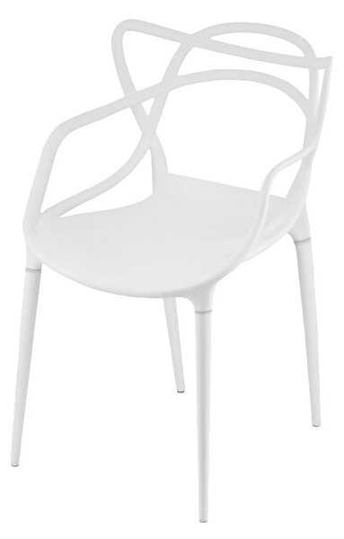 Set de gradina KATO SIRVON - 2 scaune si masuta rotunda, negru/alb