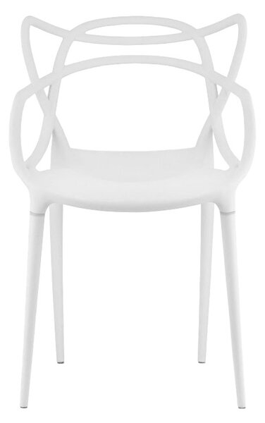 Set de gradina KATO SIRVON - 2 scaune si masuta rotunda, negru/alb