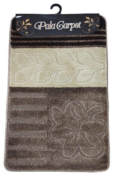 Set covorase de baie 3 piese antiderapante Maro 50x80 cm