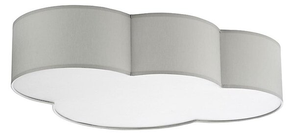 Plafonieră pentru copii CLOUD 4xE27/15W/230V gri