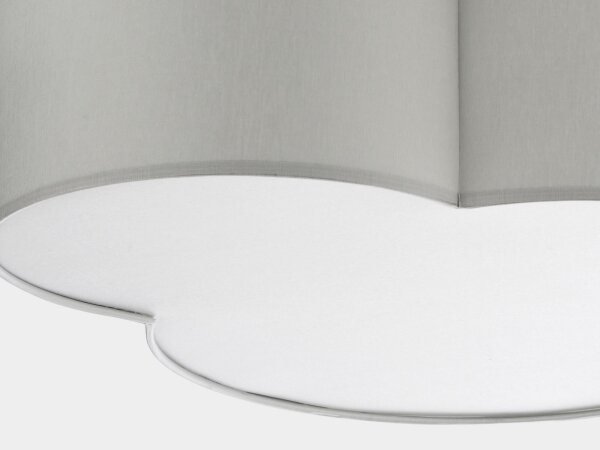 Plafonieră pentru copii CLOUD 4xE27/15W/230V gri
