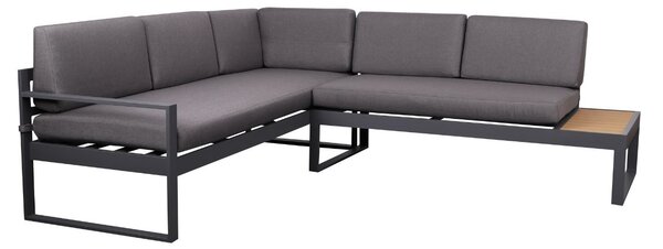 Set de grădină Loreto Grey: colțar + măsuță