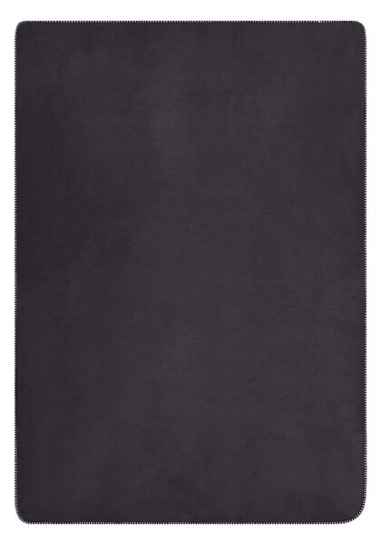 Pătură călduroasă cu blană 130x180 JN955 - Vin / natural