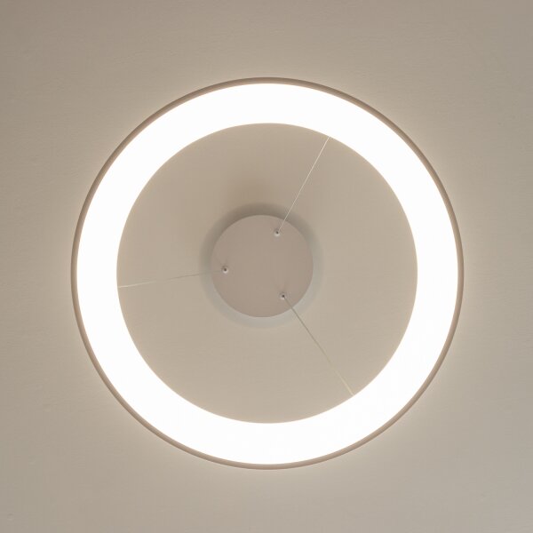 Brilagi - Lustră LED reglabilă pe cablu FALCON II LED/99W/230V pr. 60 cm albă + telecomandă