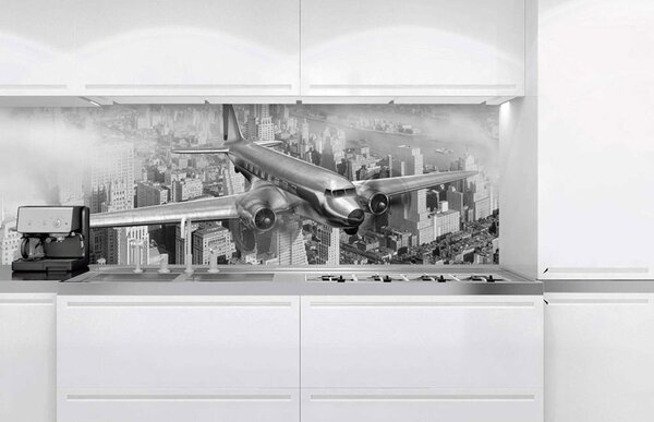 Fototapet pentru bucătărie - avion 180 x 60 cm