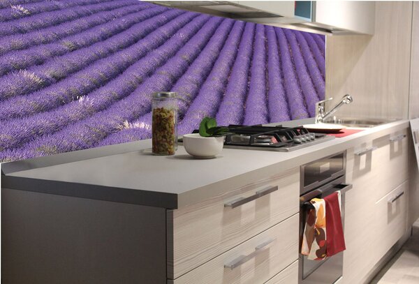 Fototapet pentru bucătărie - lavandă 180 x 60 cm