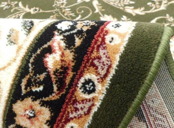 Traversa Hol, Model Lotos 523 310, Verde, Latime 70 cm, Festonata la capete 70 x 300