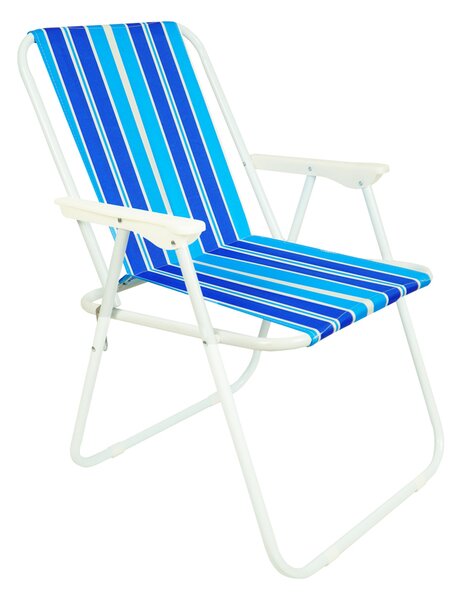 Scaun de plaja pliabil albastru, VIVA