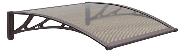 Copertină PREMIUM 40x60 cm, placă 6 mm dintr-o bucată – Maro/Bronz