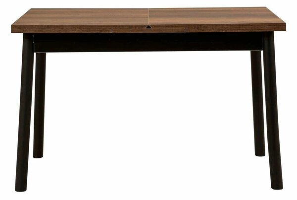 Masa extensibila OLIVER OPEN, maro/negru, PAL melaminat, 120/153x75x77