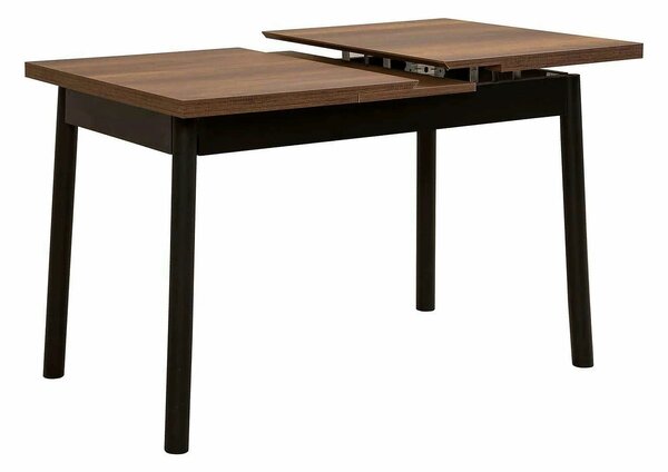 Masa extensibila OLIVER OPEN, maro/negru, PAL melaminat, 120/153x75x77