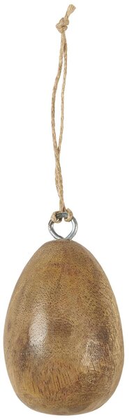 IB Laursen Ornament în formă de ou agățăt Culoare Maro