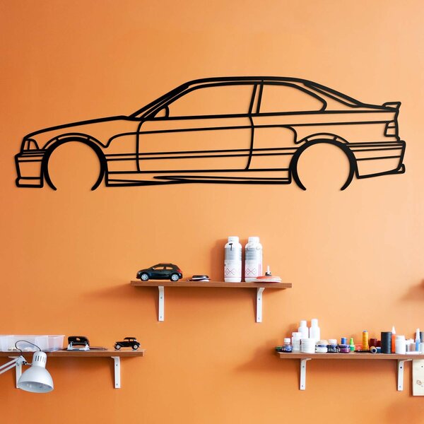 DUBLEZ | Tablou minimalist din lemn - BMW e36