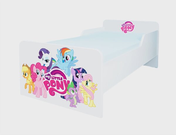 Pat copii Little Pony Mic 2-8 ani Cu sertar Fara saltea