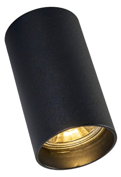 Spotlight modern negru 5,5 cm - Tuba