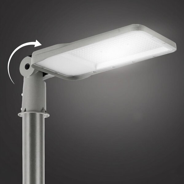 Brilagi URBANLIGHT - Lampă LED stradală pentru exterior, articulată, 200 W, 230 V, gri, IP65