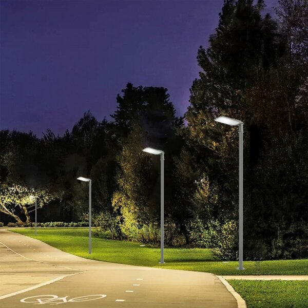 Brilagi URBANLIGHT - Lampă LED stradală pentru exterior, articulată, 200 W, 230 V, gri, IP65