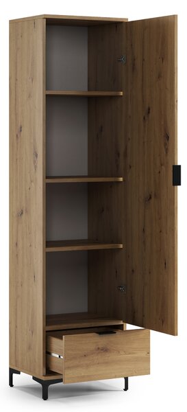 Mazzoni Dulap LANA SZ-50 Stejar Artisan - GARDEROBĂ CU O UȘĂ CU SERTAR