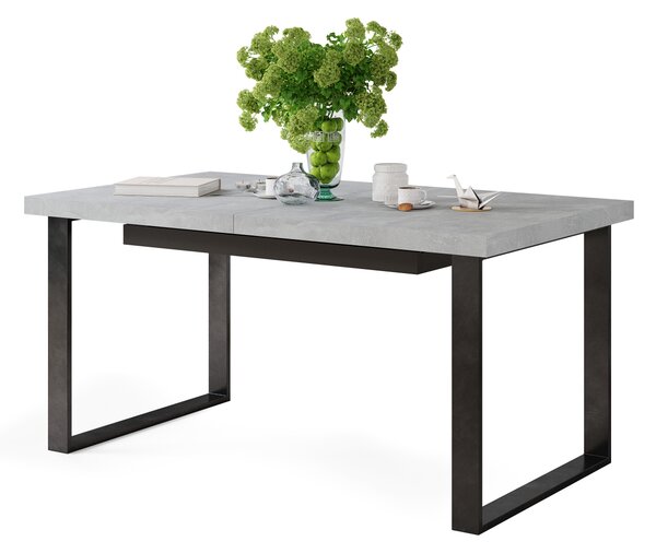 Mazzoni AVELLA Beton Deschis Atelier - MASĂ LOFT PENTRU LIVING/SUFRAGERIE EXTENSIBILĂ până la 310 cm!