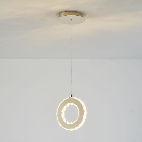Zuma Line MD3713-1-3GT - lustra LED reglabilă pe cablu GIRONA LED/10W/230V aurie