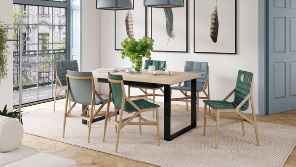 Mazzoni AVELLA Stejar Sonoma - MASĂ LOFT PENTRU LIVING/SUFRAGERIE EXTENSIBILĂ până la 310 cm!