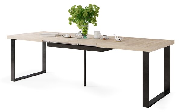 Mazzoni AVELLA Stejar Sonoma - MASĂ LOFT PENTRU LIVING/SUFRAGERIE EXTENSIBILĂ până la 310 cm!