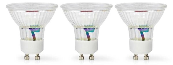 Nedis LBGU10P163P3 - Set de 3 becuri LED GU10, 4,5 W, 230 V, 2700 K