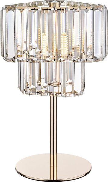 Zuma Line T0496-01G-F7AC - Lampă de masă HELIOS, 1xG9/33W/230V, aurie