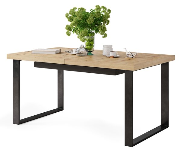 Mazzoni AVELLA Stejar Artisan - MASĂ LOFT PENTRU LIVING/SUFRAGERIE EXTENSIBILĂ până la 310 cm!