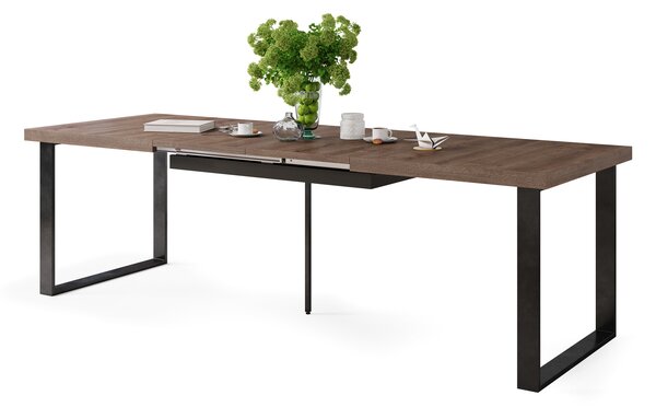 Mazzoni AVELLA Stejar Maro - MASĂ LOFT PENTRU LIVING/SUFRAGERIE EXTENSIBILĂ până la 310 cm!