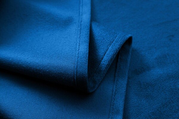 Draperie opaca VELVET albastru regal 140x270 cm Agatat: Rejansa
