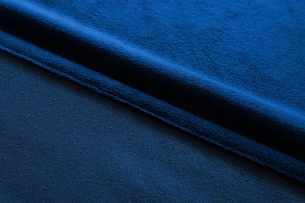 Draperie opaca VELVET albastru regal 140x270 cm Agatat: Rejansa