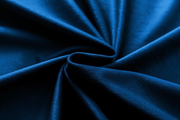 Draperie opaca VELVET albastru regal 140x270 cm Agatat: Rejansa