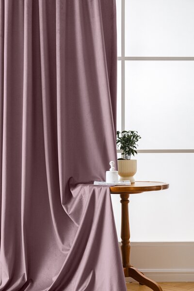 Draperie opaca VELVET mov deschis 140x250 cm Agatat: Rejansa