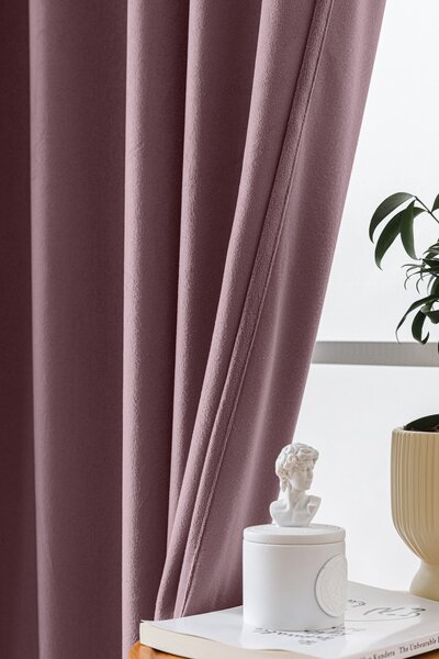 Draperie opaca VELVET mov deschis 140x250 cm Agatat: Rejansa