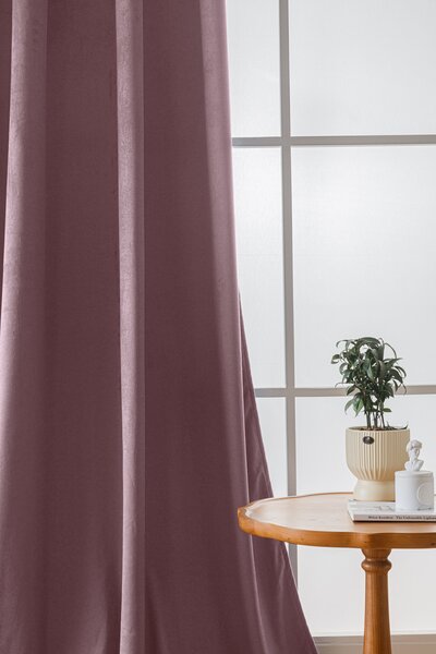 Draperie opaca VELVET mov deschis 140x250 cm Agatat: Rejansa