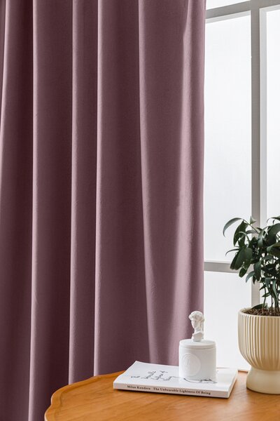 Draperie opaca VELVET mov deschis 140x250 cm Agatat: Rejansa