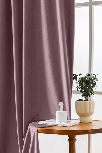 Draperie opaca VELVET mov deschis 140x250 cm Agatat: Rejansa