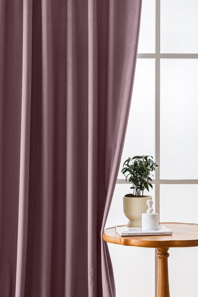 Draperie opaca VELVET mov deschis 140x250 cm Agatat: Rejansa