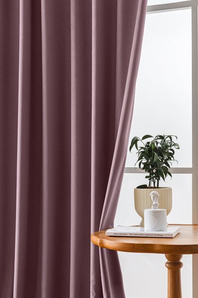 Draperie opaca VELVET mov deschis 140x250 cm Agatat: Rejansa