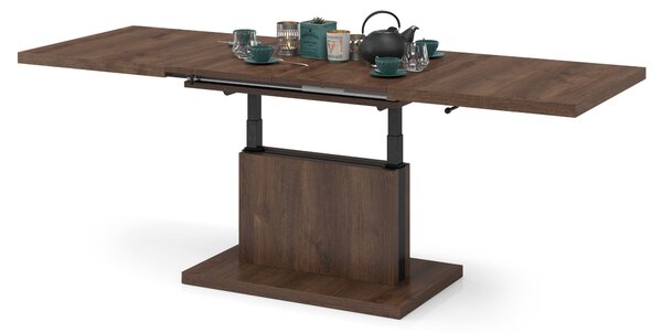 Mazzoni ASTON Stejar Maro - MĂSUȚĂ EXTENSIBILĂ MODERNĂ MĂSUȚĂ DE CAFEA